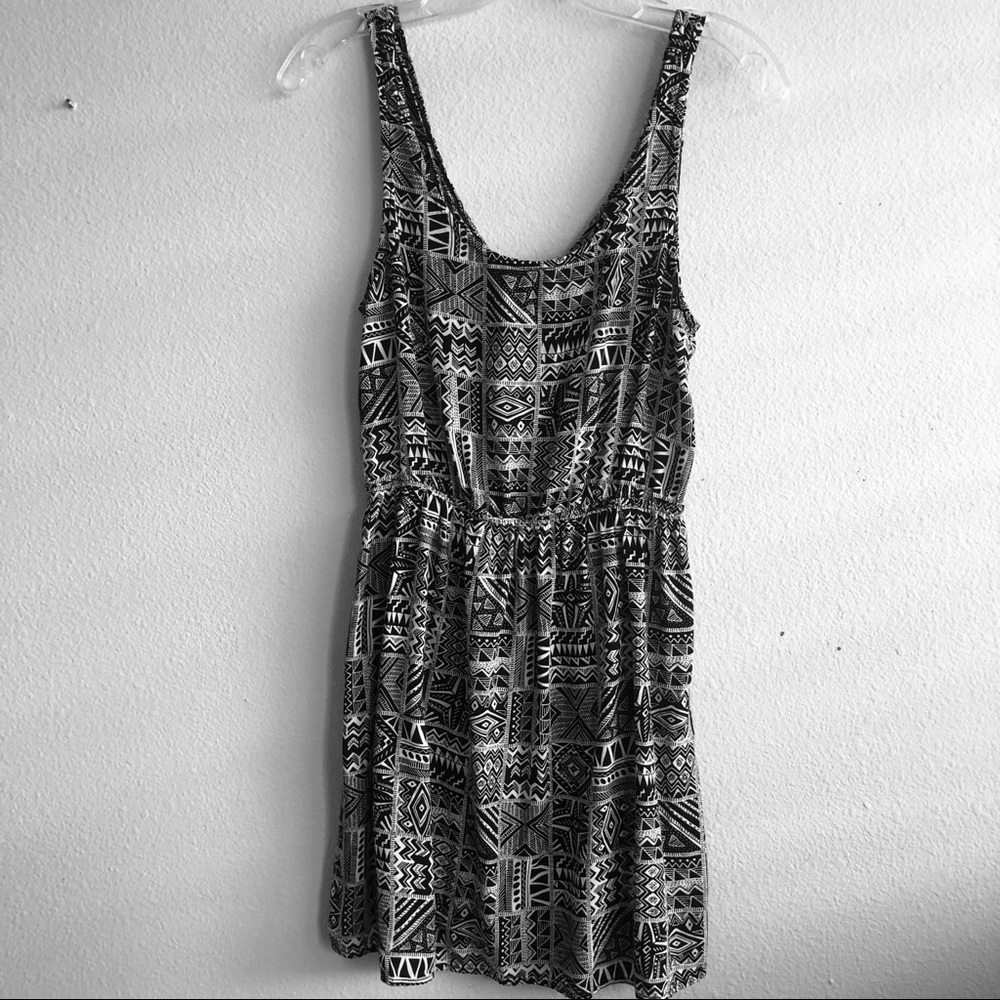 Black and white dress